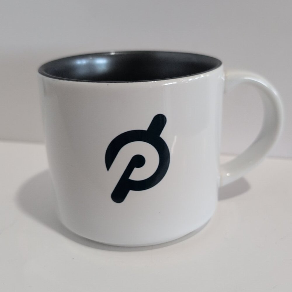 Peloton Cycling Mug 15oz Ceramic Stoneware Logo "Together We Go Far" Coffee Cup - Picture 1 of 6